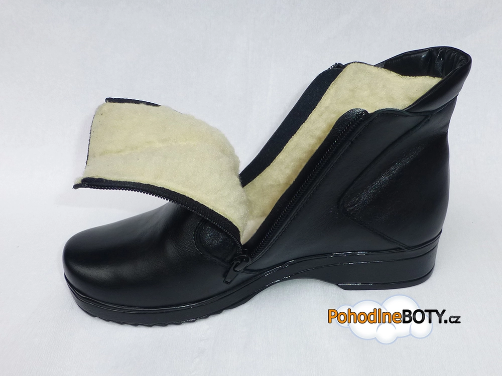 Dámská pohodlná zimní obuv kotníková Aldex hnědá