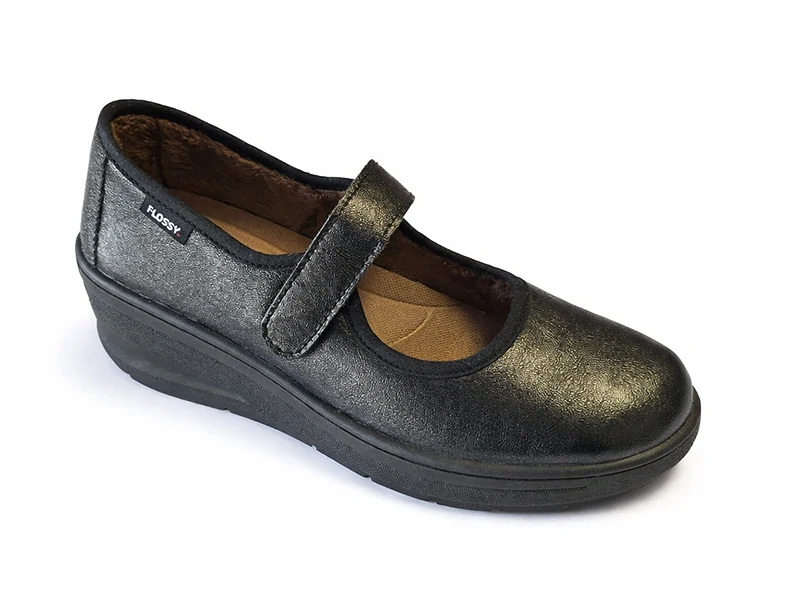 Dámské pohodlné baleríny Flossy černé 8403