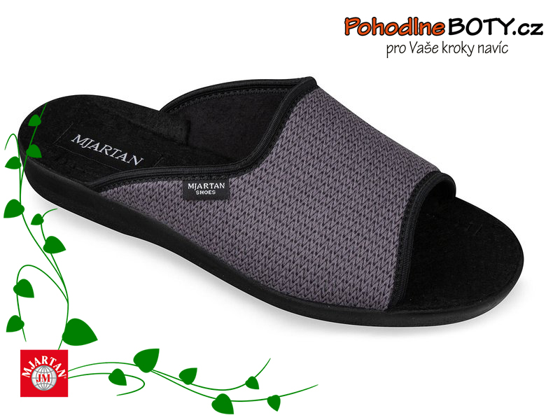 Pánské domácí pantofle Mjartan 504T198
