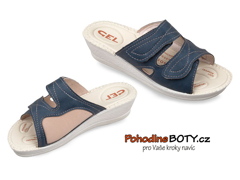 Dámský pantofel nazouvák Mjartan hallux gelová stélka 2817G13