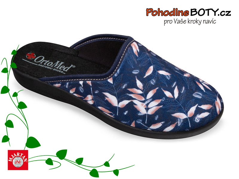 Dámské domácí nazouváky pantofle Mjartan 607-LA175