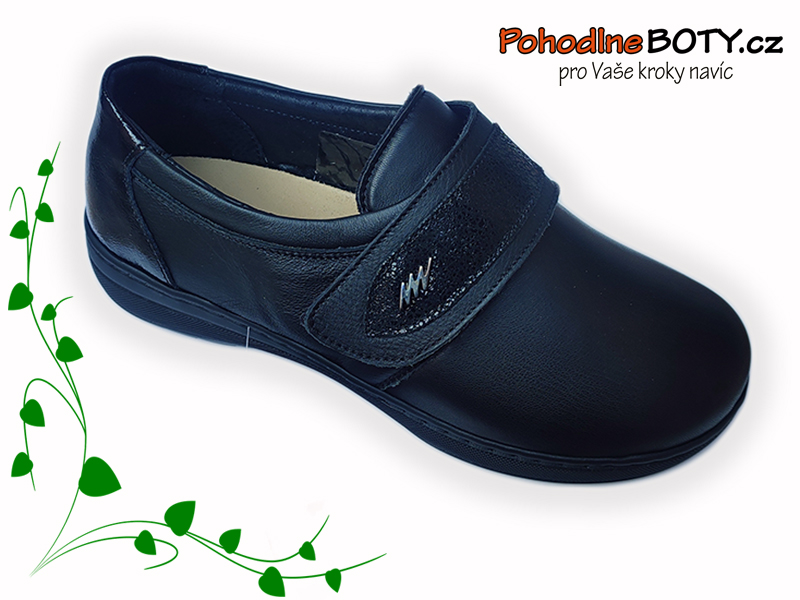 Dámské zdravotní boty Stiledivita černé na suchý zip 7118