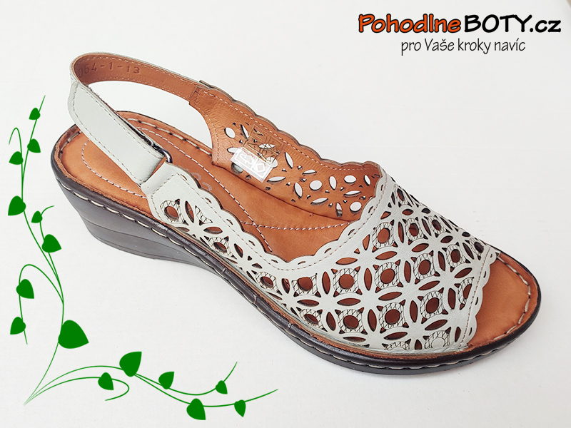 Pohodlné elegantní letní sandály za patu Aurelia 022