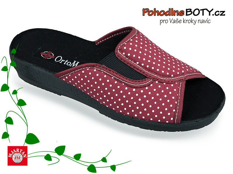 Dámská domácí obuv pantofel 545-LC38 Mjartan 