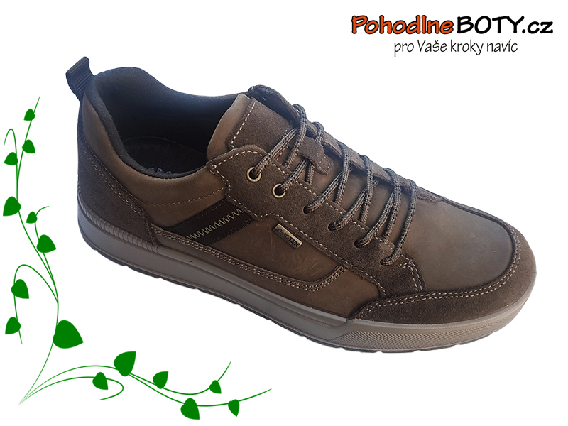 Pánské sportovní boty Imac s membránou hnědé 853358 