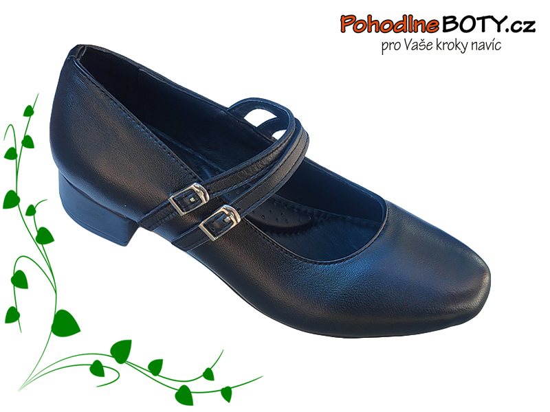 Dámské pohodlné lodičky černé 1898 Aurelia