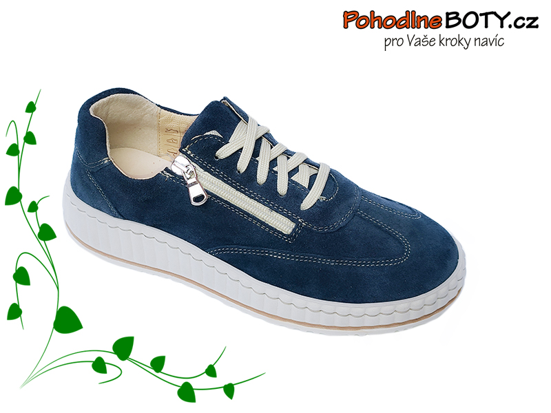 Dámské pohodlné boty s platformou Stiledivita modré