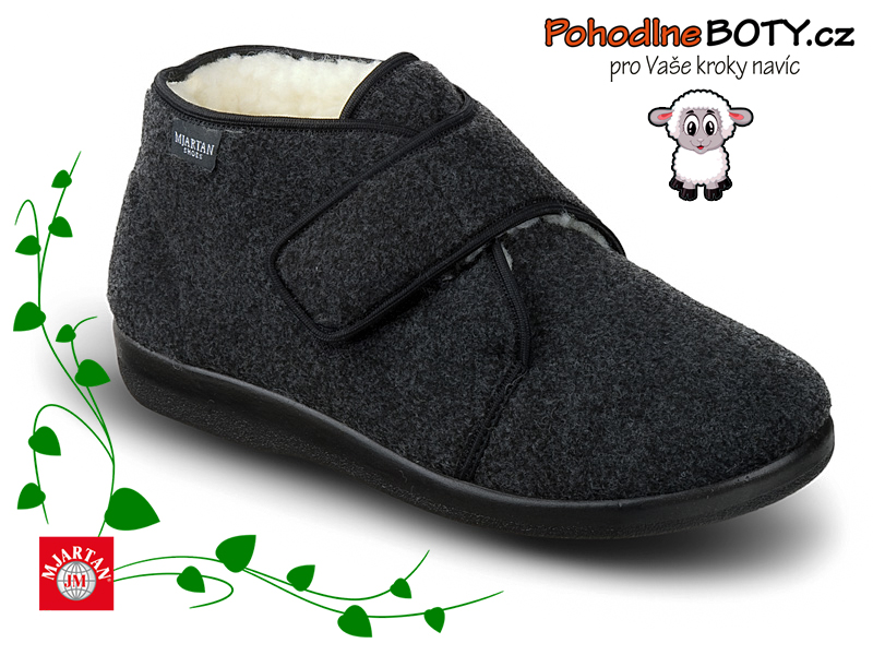 Pánské kotníkové papuče na suchý zip 816 Bo2
