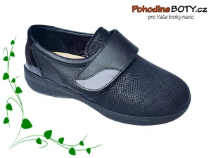 Dámské zdravotní boty Stiledivita černé na suchý zip 