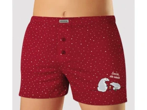 Pánské trenýrky Andrie P5933 vánoční