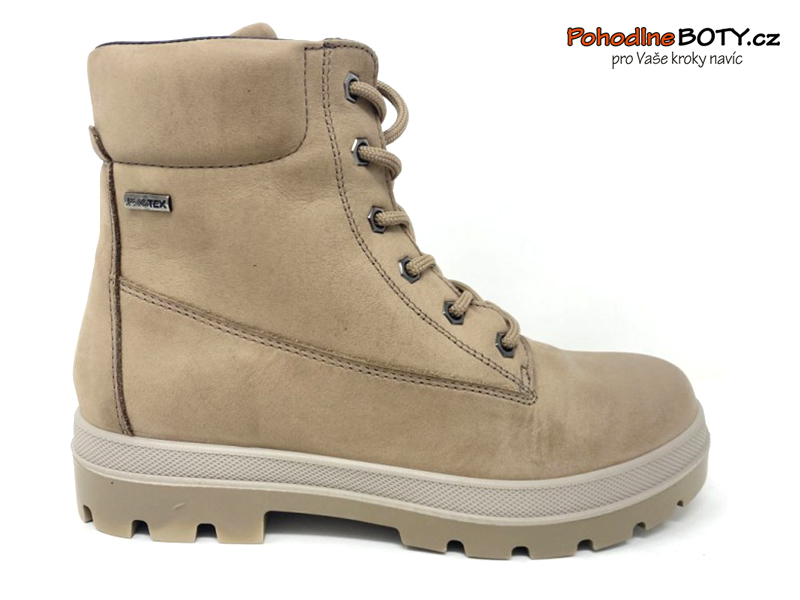 Dámské pohodlné kotníkové boty Imac hnědé 858698