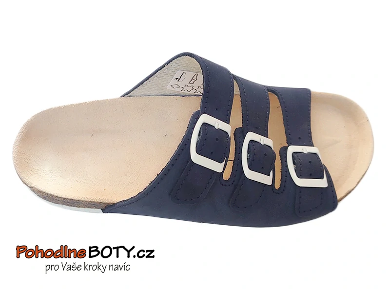 Korkové zdravotní přezůvky nazouváky chlapecké