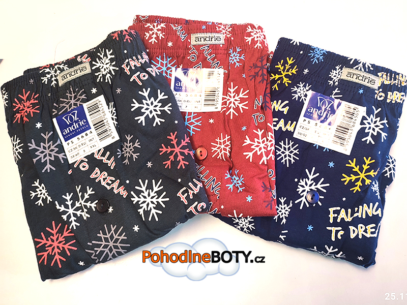 Pánské trenýrky Andrie PS5684 vánoční