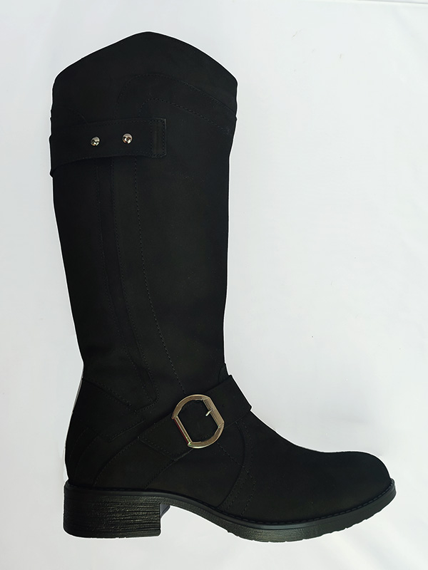 Dámské kožené kozačky nízký podpatek Aldex AM706