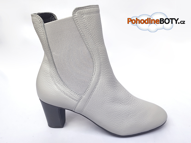Dámská elegantní kotníková obuv šedá Vitaform 317025