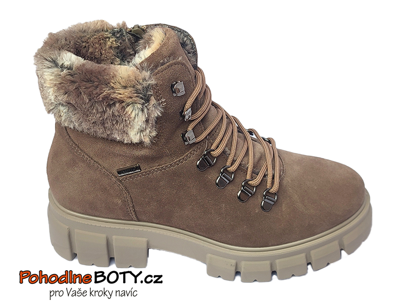 Dámské zimní workerky hnědé Imac 458029