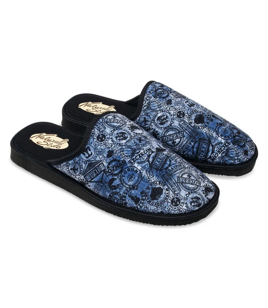 Pánské domácí pantofle Natural Style s měkkou stélkou