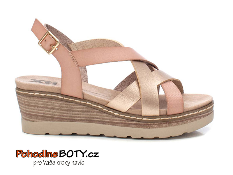 Dámské letní sandále na klínku Xti 142776