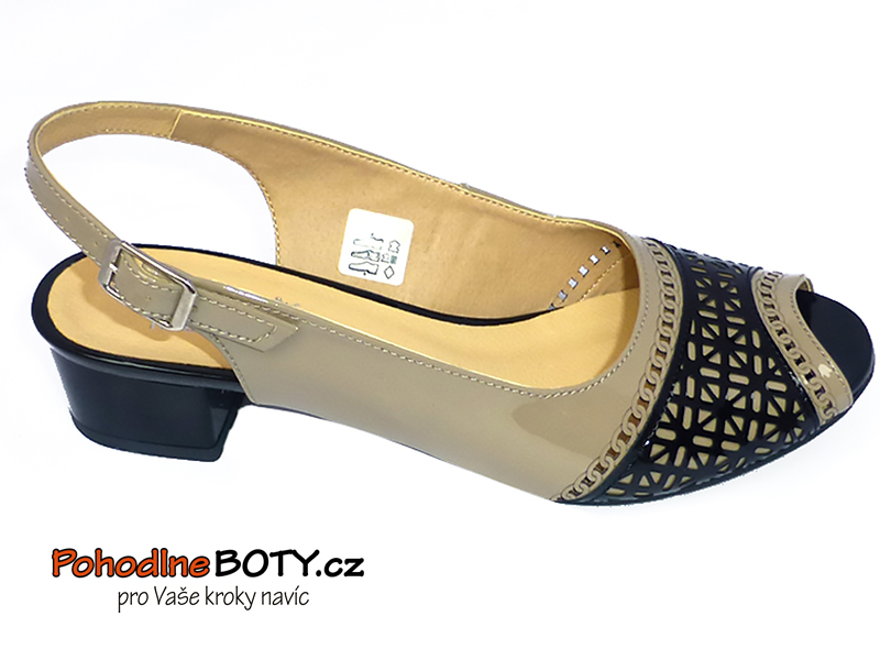 Elegantní dámské otevřené lodičky