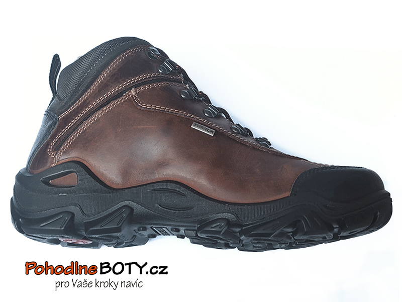 Pánské sportovní kotníkové zimní boty Imac hnědé 13121