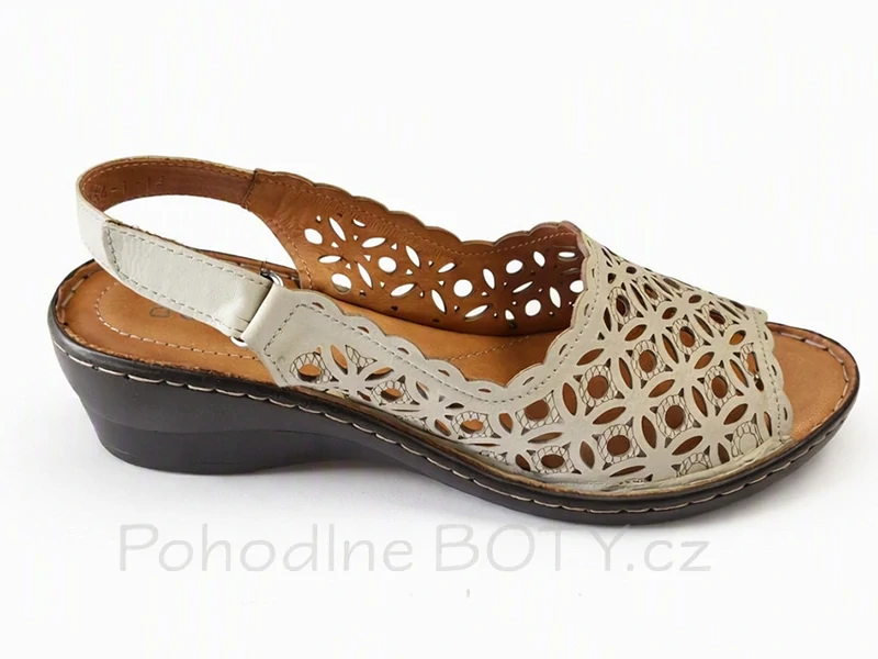Pohodlné elegantní letní sandály za patu Aurelia 022
