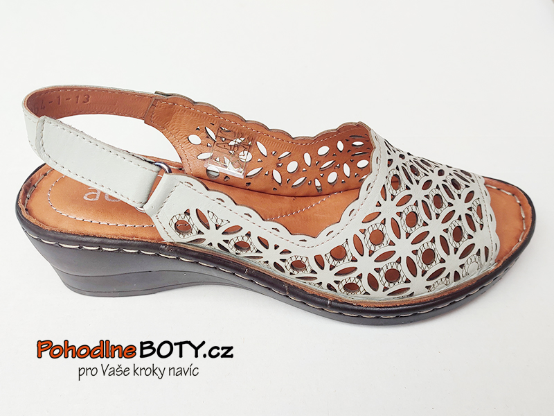 Pohodlné elegantní letní sandály za patu Aurelia 022