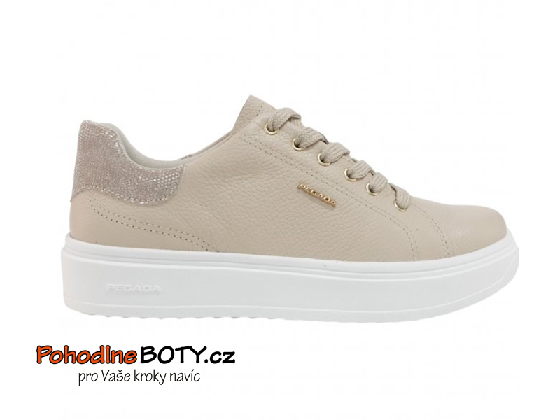 Stylové dámské tenisky Pegada krémové