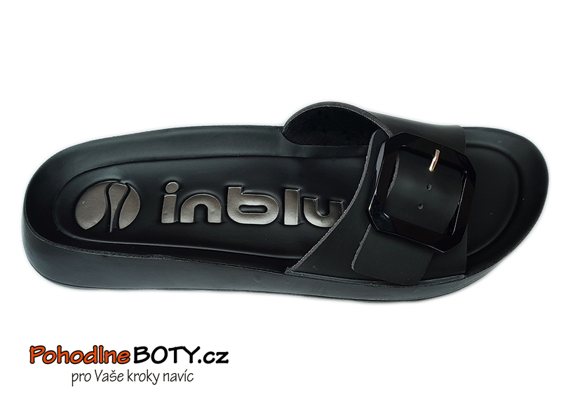 Dámské gelové nazouváky černé Inblu
