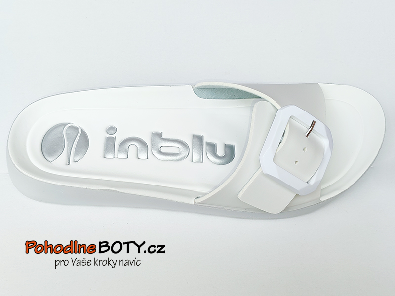 Dámské gelové nazouváky bílé Inblu