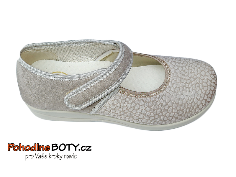 Dámské pohodlné baleríny Medi line šíře H 9150