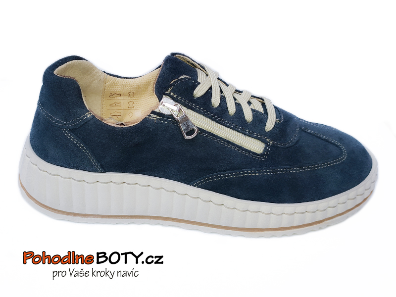 Dámské pohodlné boty s platformou Stiledivita modré 9226