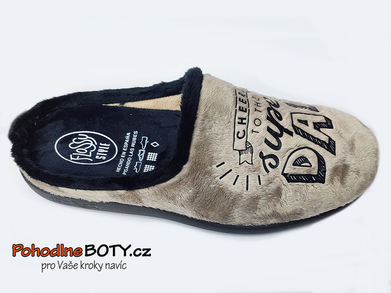 Pánské komfortní parfémované papuče super táta Javer 