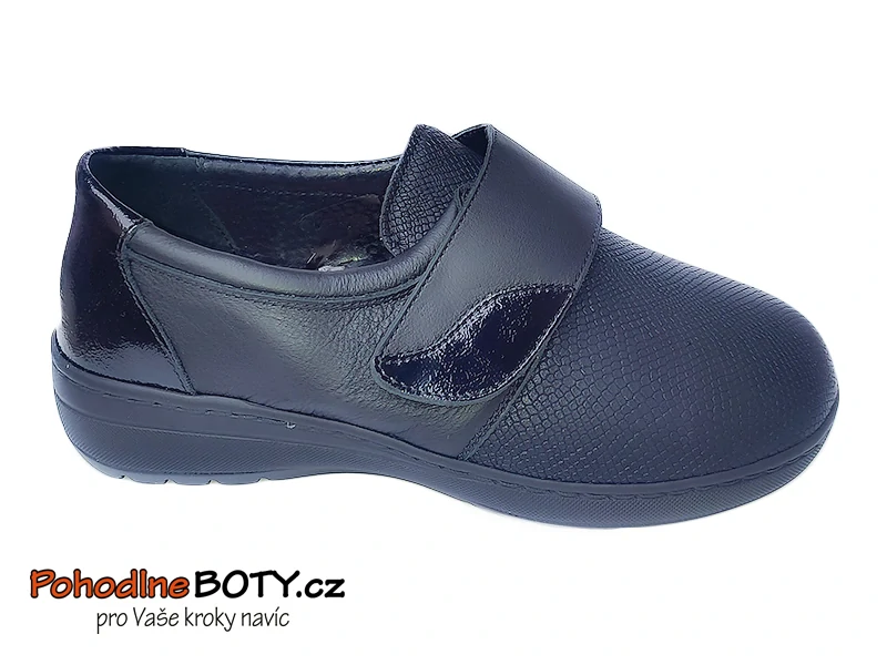 Dámské zdravotní boty Stiledivita černé na suchý zip 