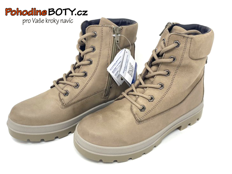 Dámské pohodlné kotníkové boty Imac hnědé 858698