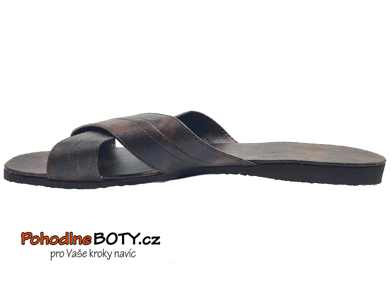 Domácí pantofle Pegres 1010 vojenské nazouváky