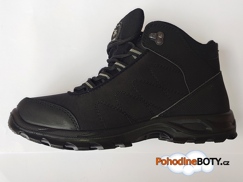 Pánská kotníková obuv softshell černá Effe tre 17936