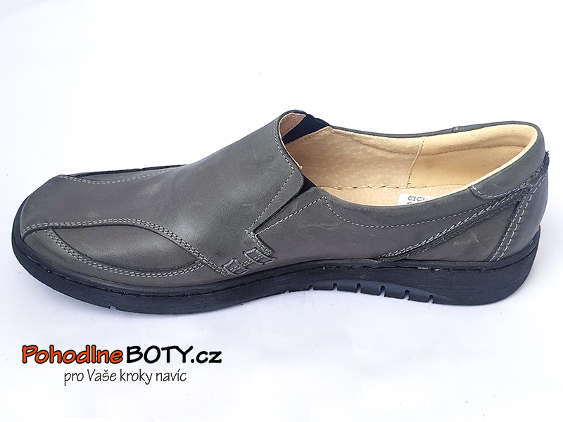 Dámské mokasíny Aldex šedé 504K10 