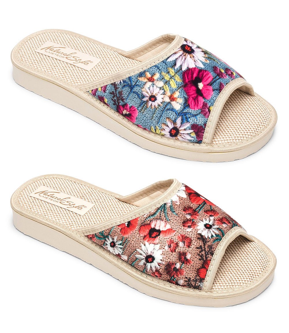 Dámské domácí pantofle Meteor Natural Style 039