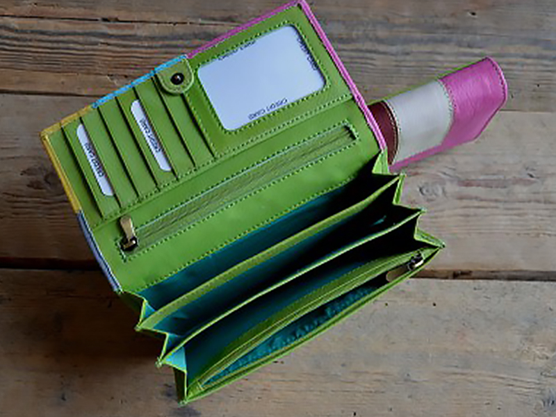 Dámská kožená peněženka barevná 865