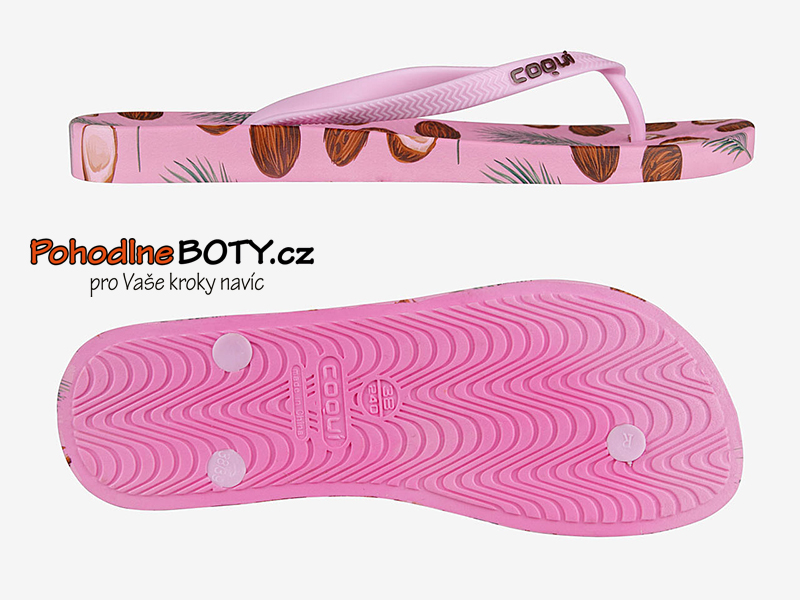 Dámské žabky Coqui Kaja růžové
