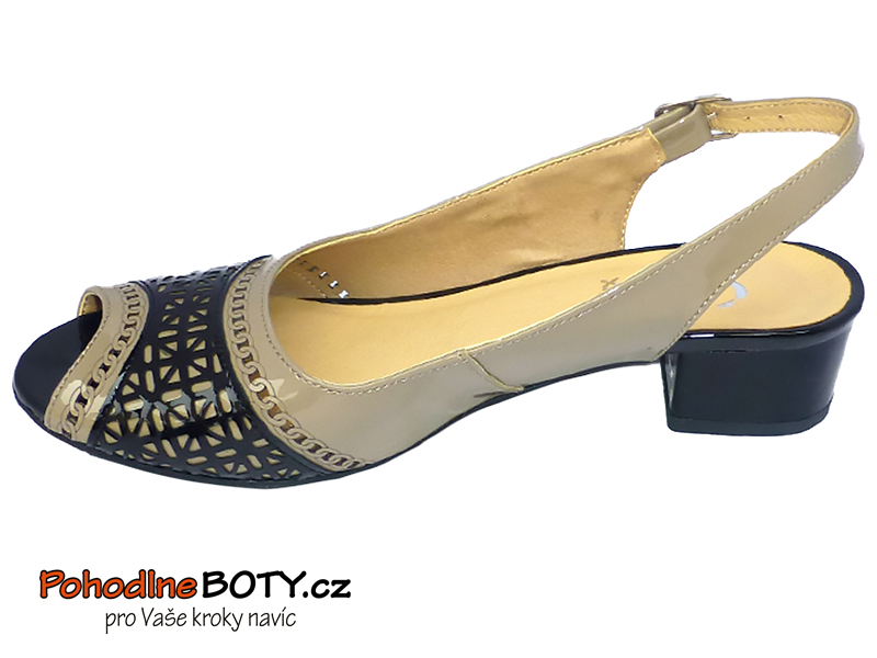 Elegantní dámské otevřené lodičky