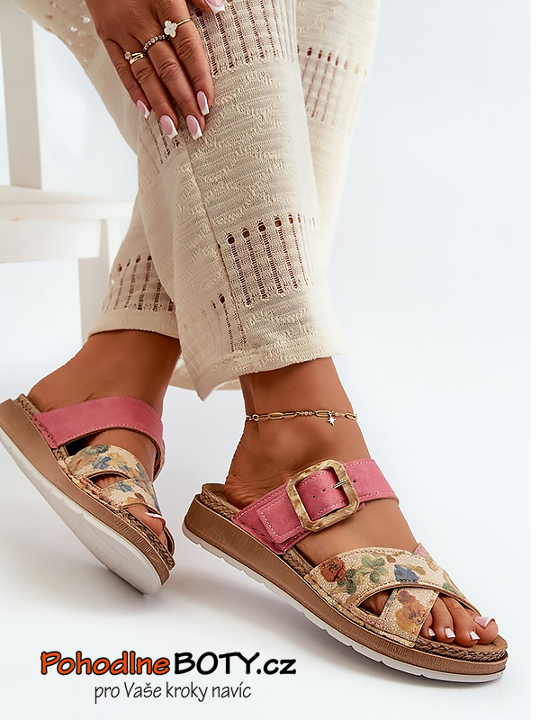 Dámské letní nazouváky Inblu klínek 