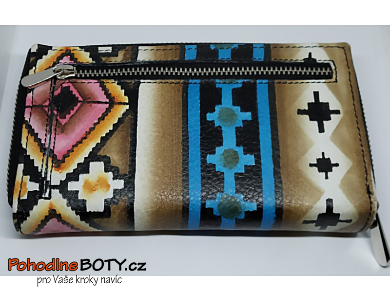Dámská kožená peněženka barevná 003/60