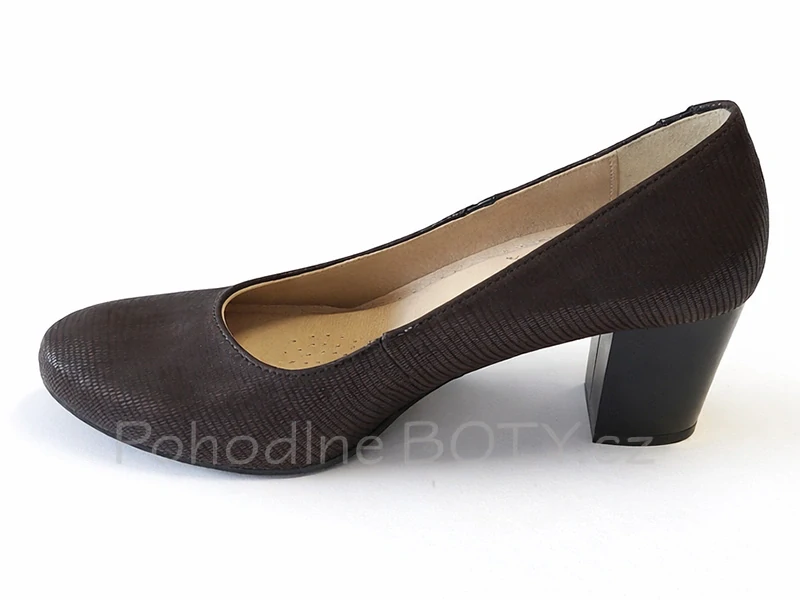 Dámské tm. vínové lodičky Aldex 1775