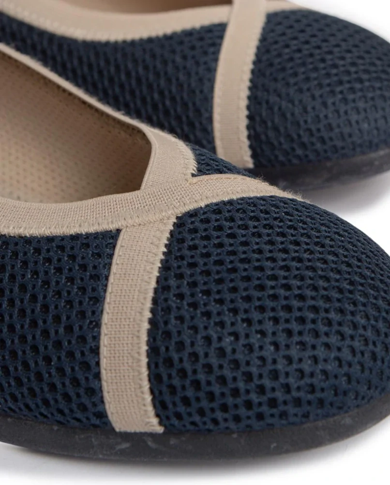 Dámské pružné pohodlné baleríny na nízkém klínku v.37 Berevere V0075