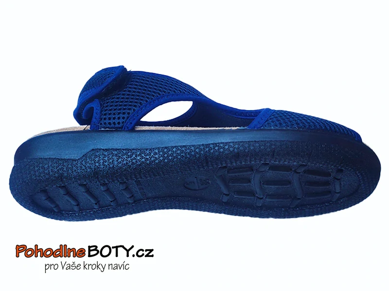 Dámské pružné sandále s měkkou stélkou ART.177 modré