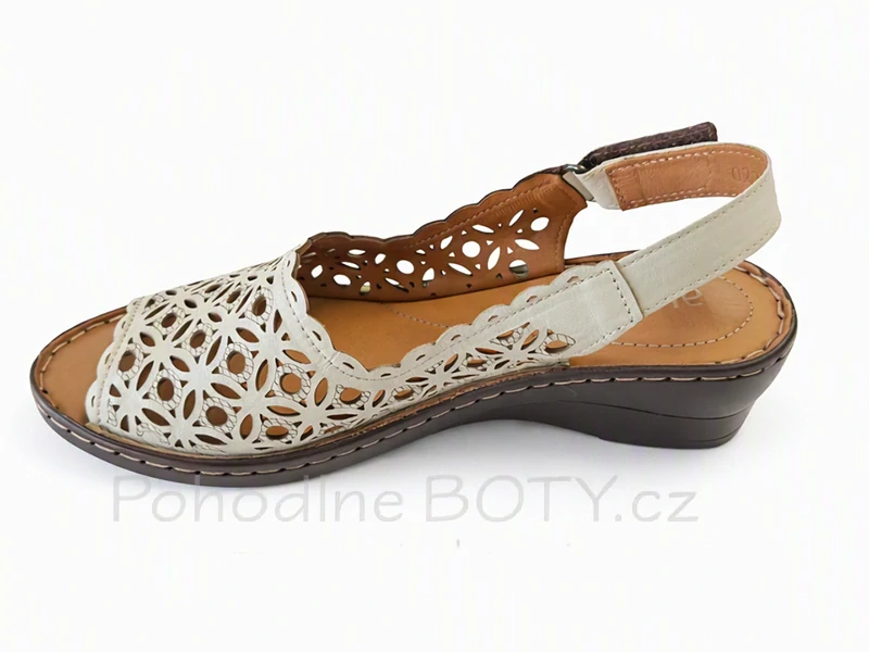 Pohodlné elegantní letní sandály za patu Aurelia 022
