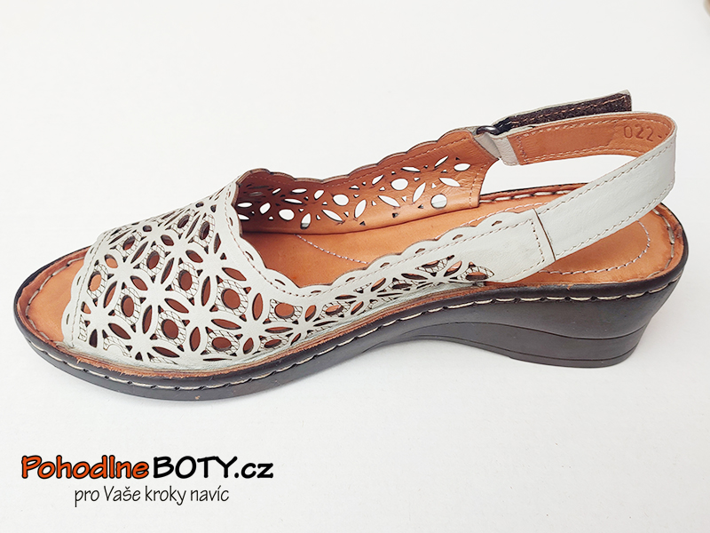 Pohodlné elegantní letní sandály za patu Aurelia 022