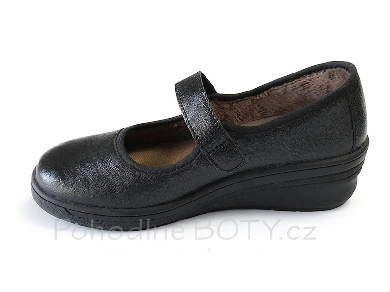 Dámské pohodlné baleríny Flossy černé 8403