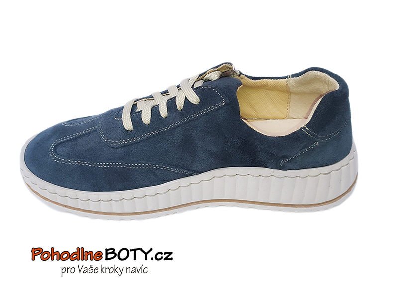 Dámské pohodlné boty s platformou Stiledivita modré 9226